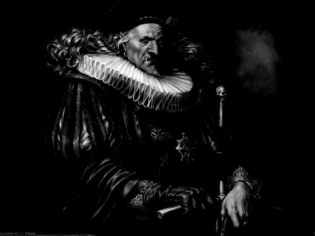 Портрет вампира обои