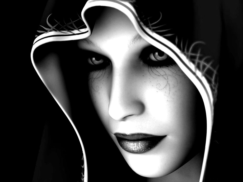 Магичка в капюшоне обои