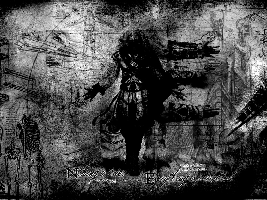 Гравюра Assasins Creed обои