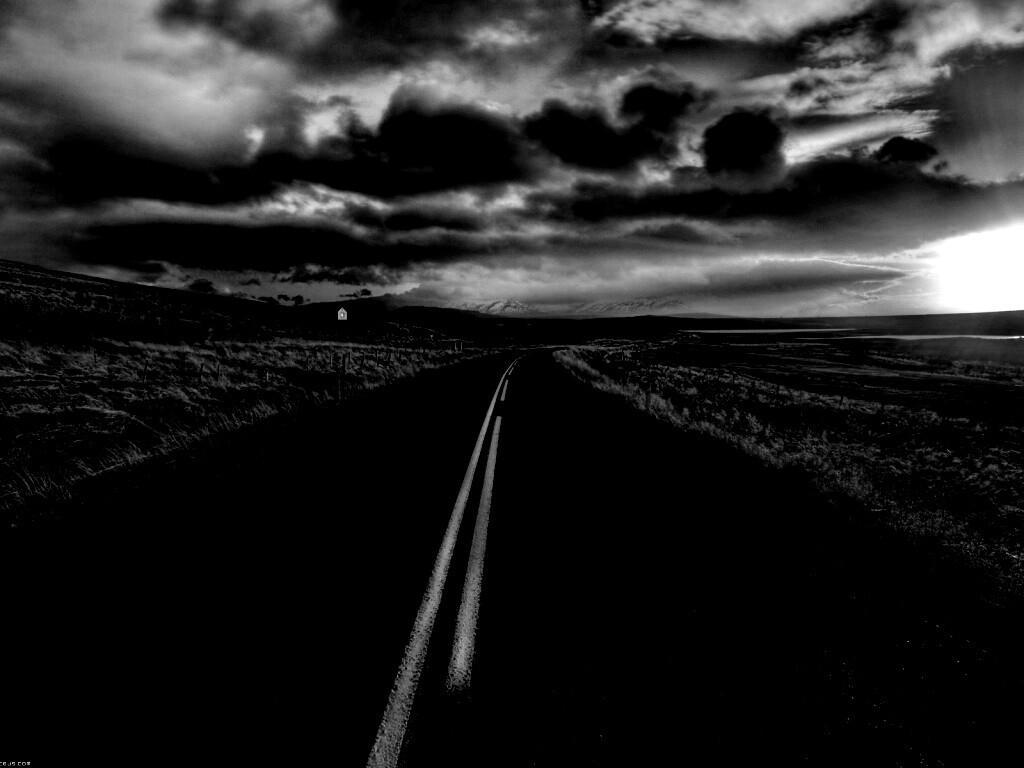 Пустая дорога обои