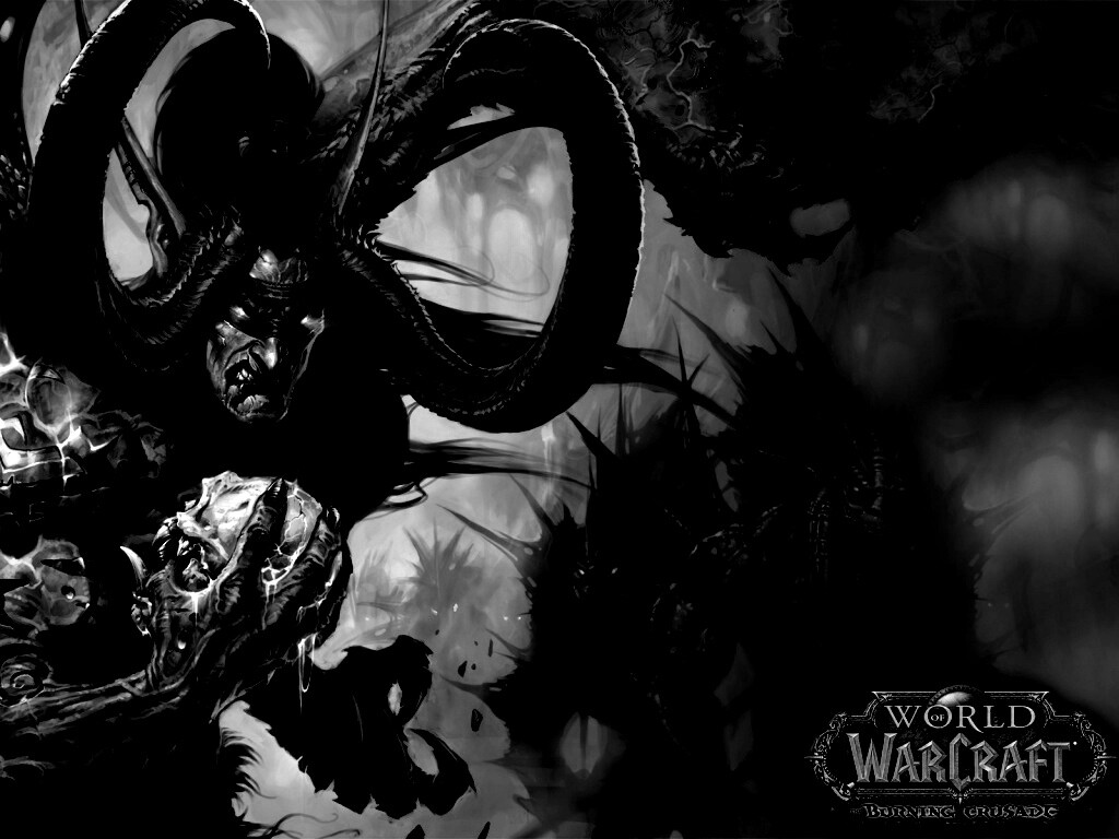 Иллидан из WoW BC обои