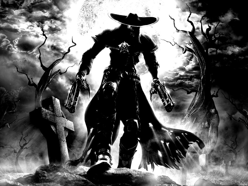 Мертвец с пистолетами обои