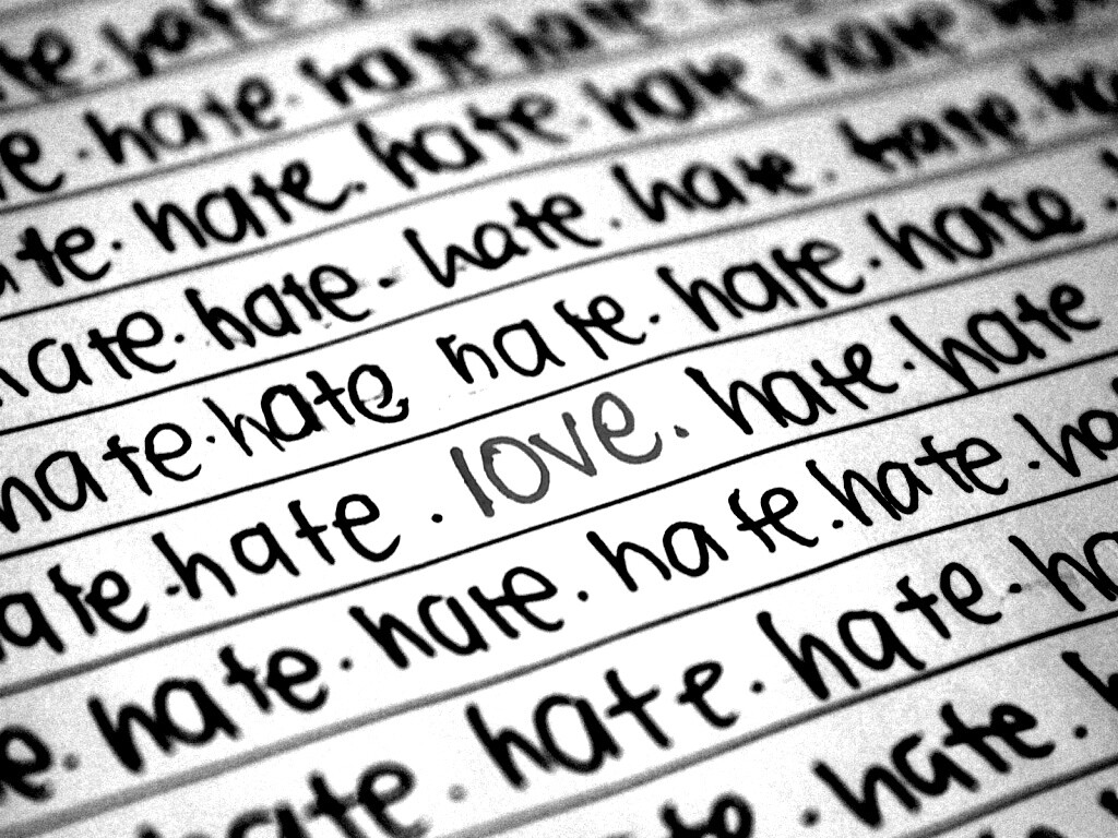 Любовь среди ненависти обои