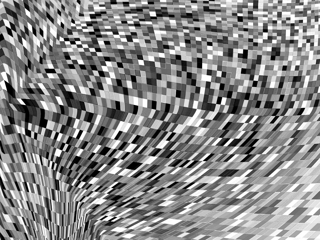 Пиксельная воронка обои