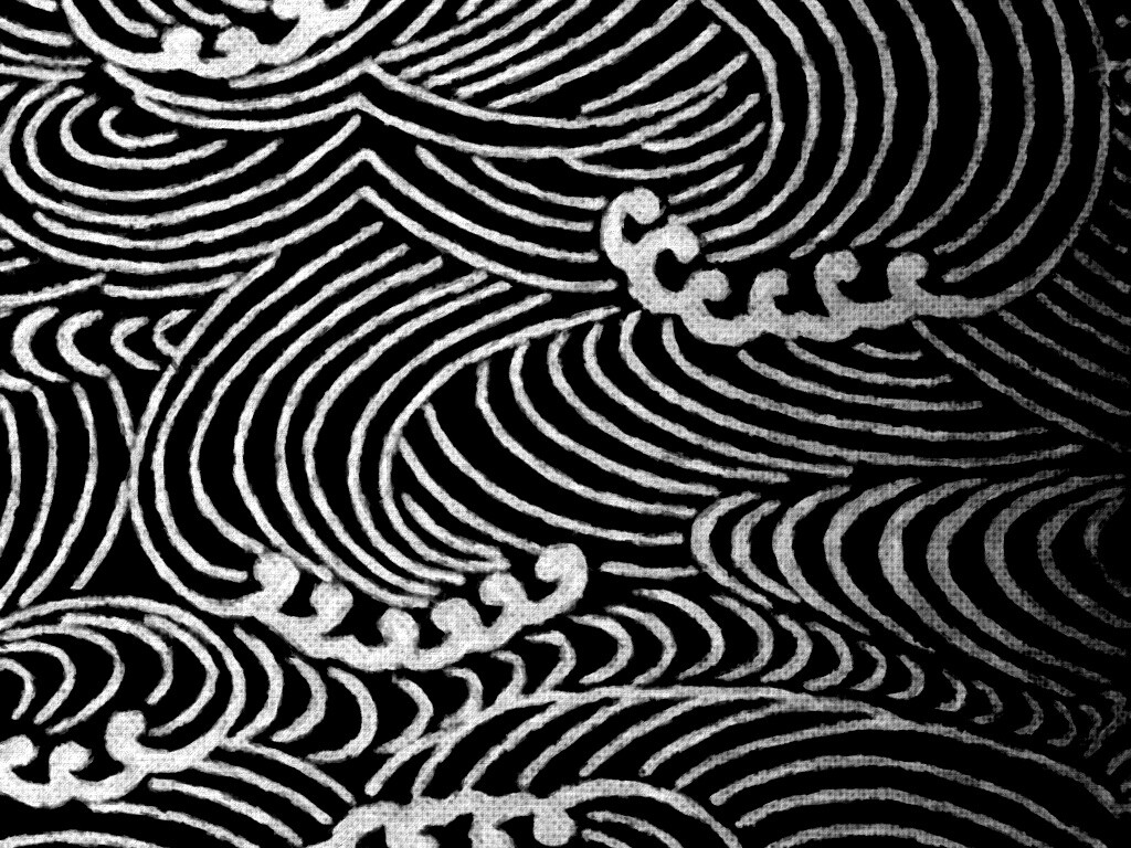 Волны на ткани обои