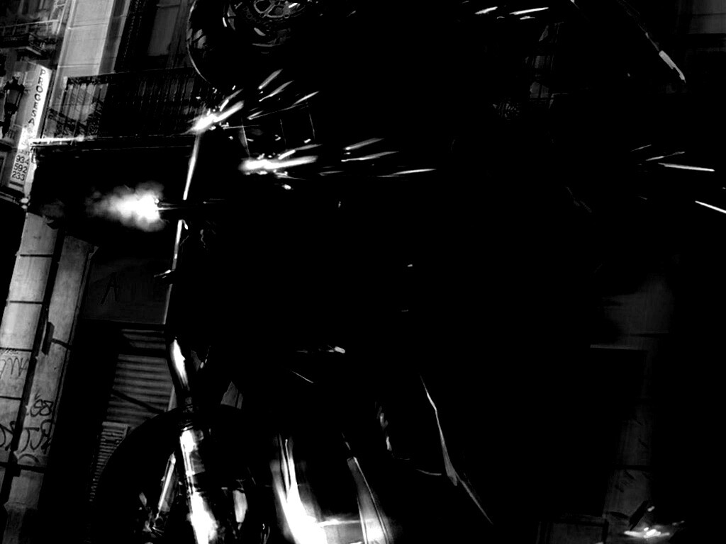 Негр на мотоцикле обои