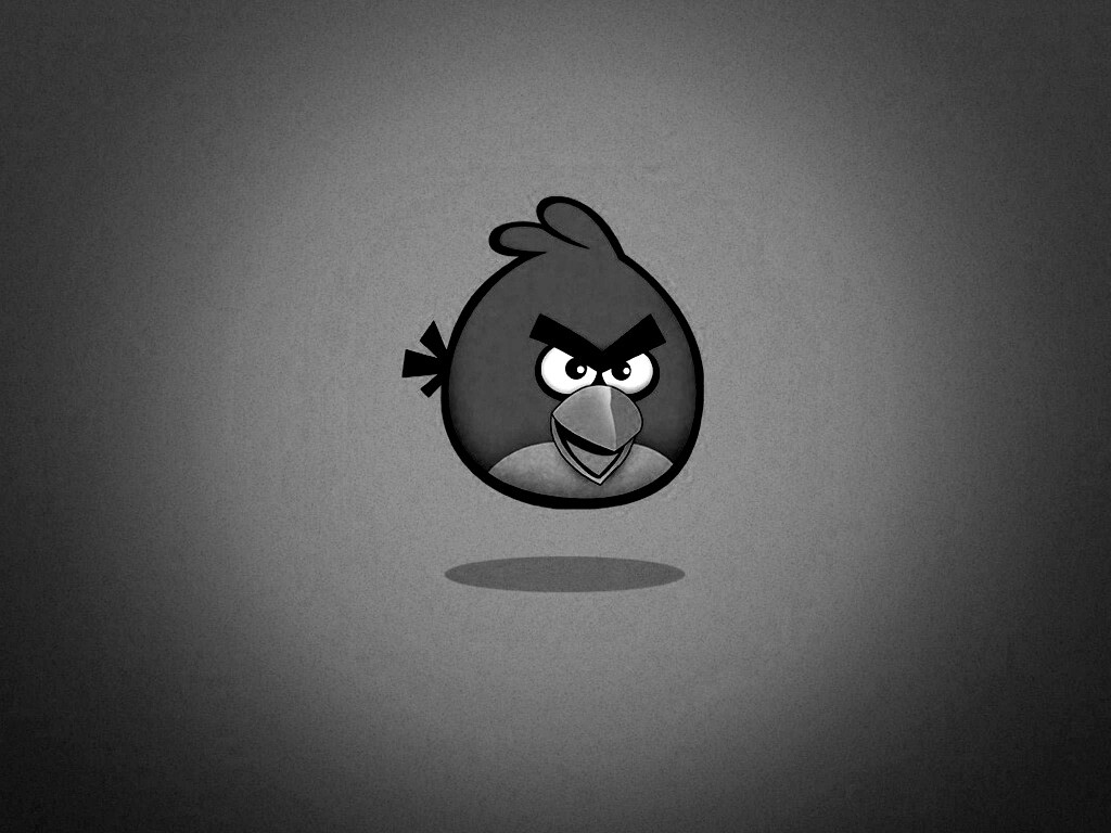 Красная птица из Angry Birds обои