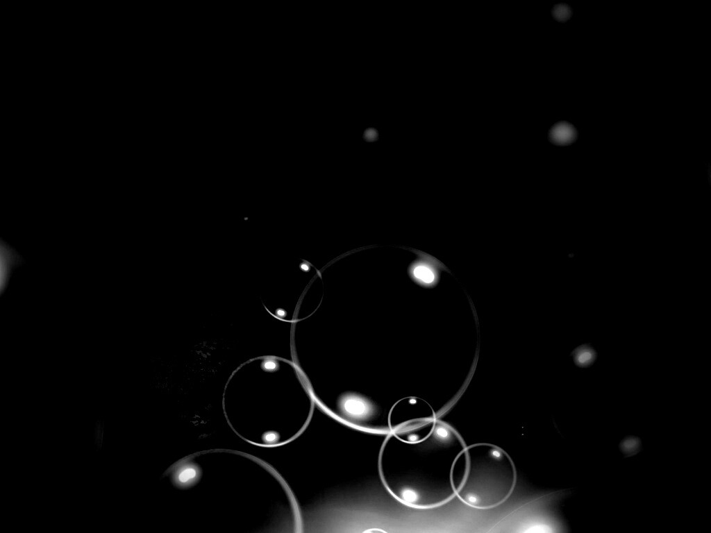 Пузыри в темной воде обои