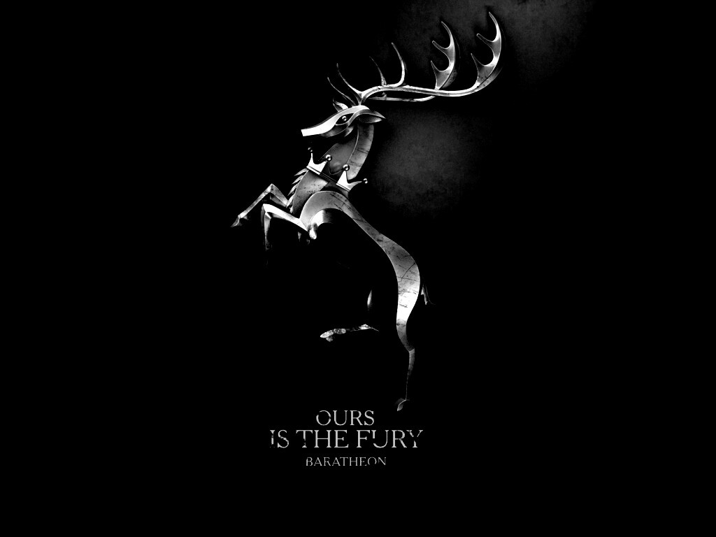 Металлический герб Баратеонов обои