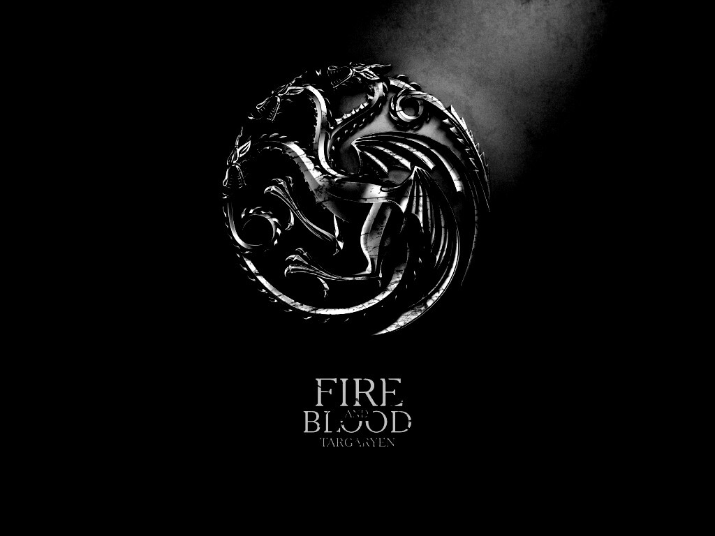 Металлический герб дома Таргариен обои