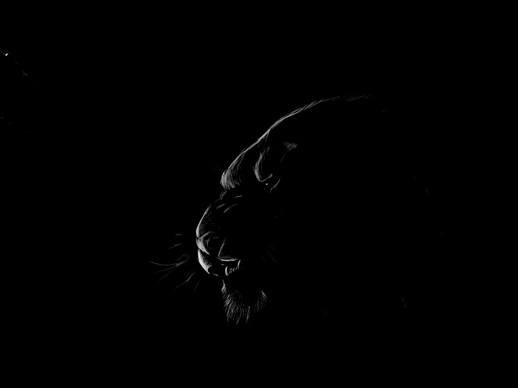 Рисунок грозного тигра обои