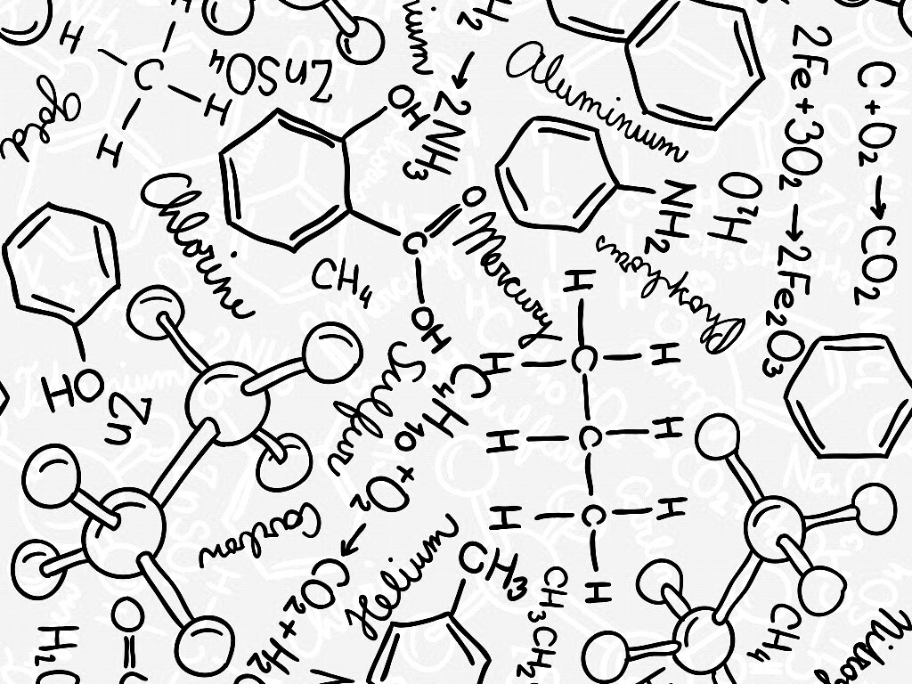 Химические формулы обои