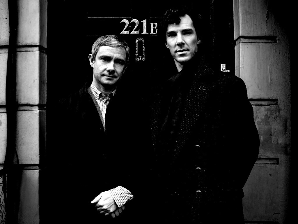 Шерлок и Ватсон обои