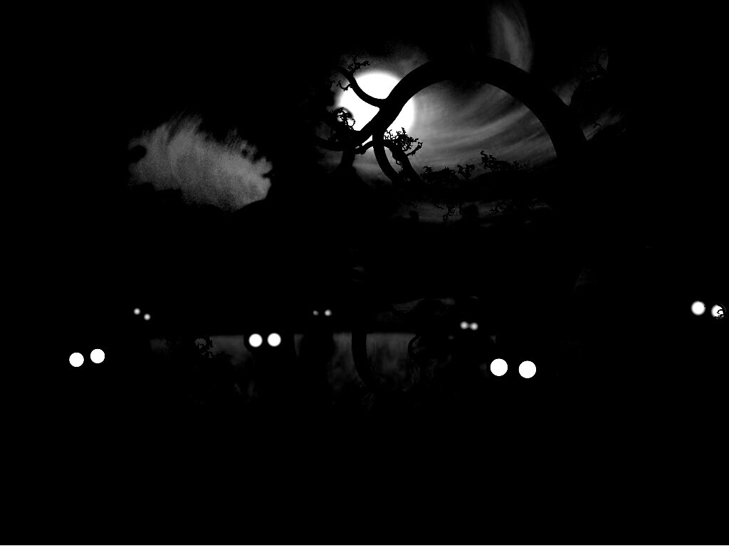 Страшно ночью в лесу обои