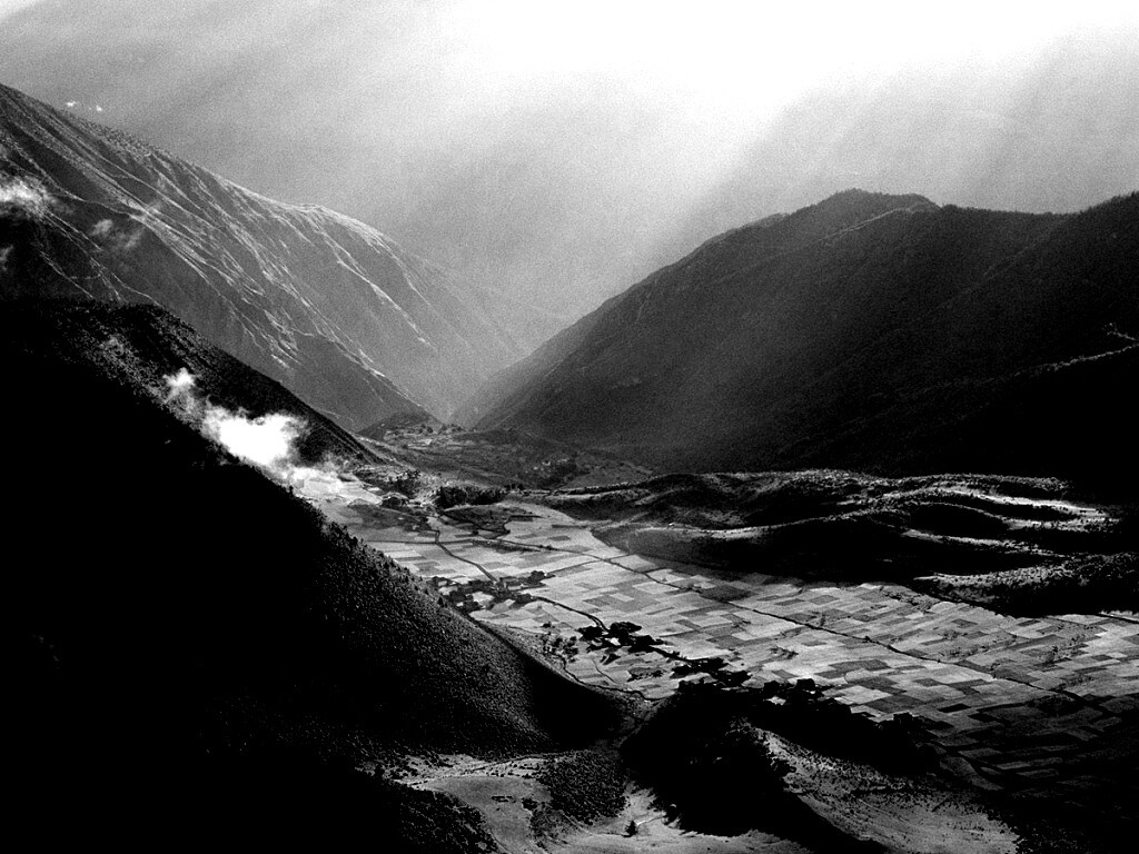 Горная долина обои