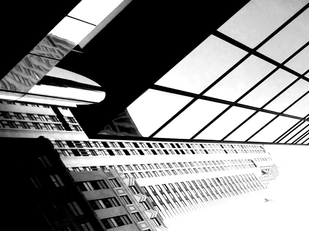 Взгляд вверх обои