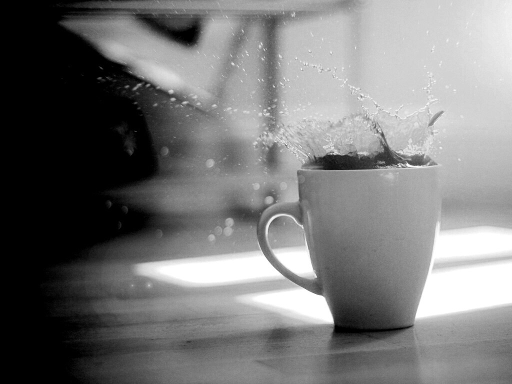 Кофейный всплеск обои