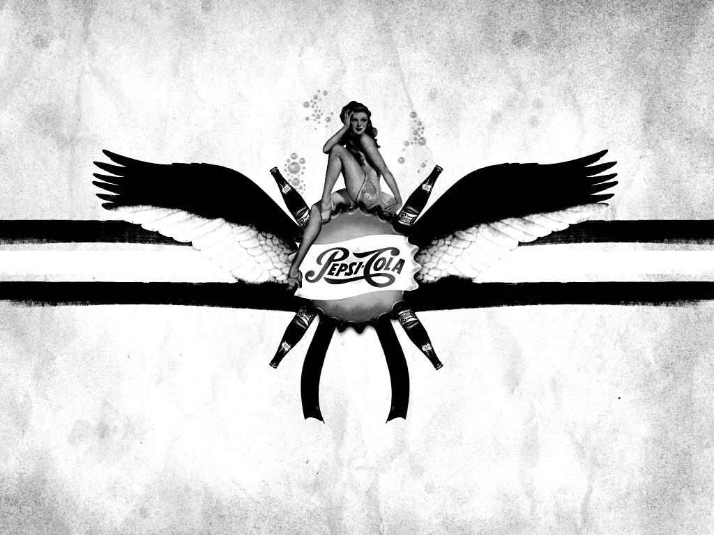 Пепси-Кола в стиле ретро обои