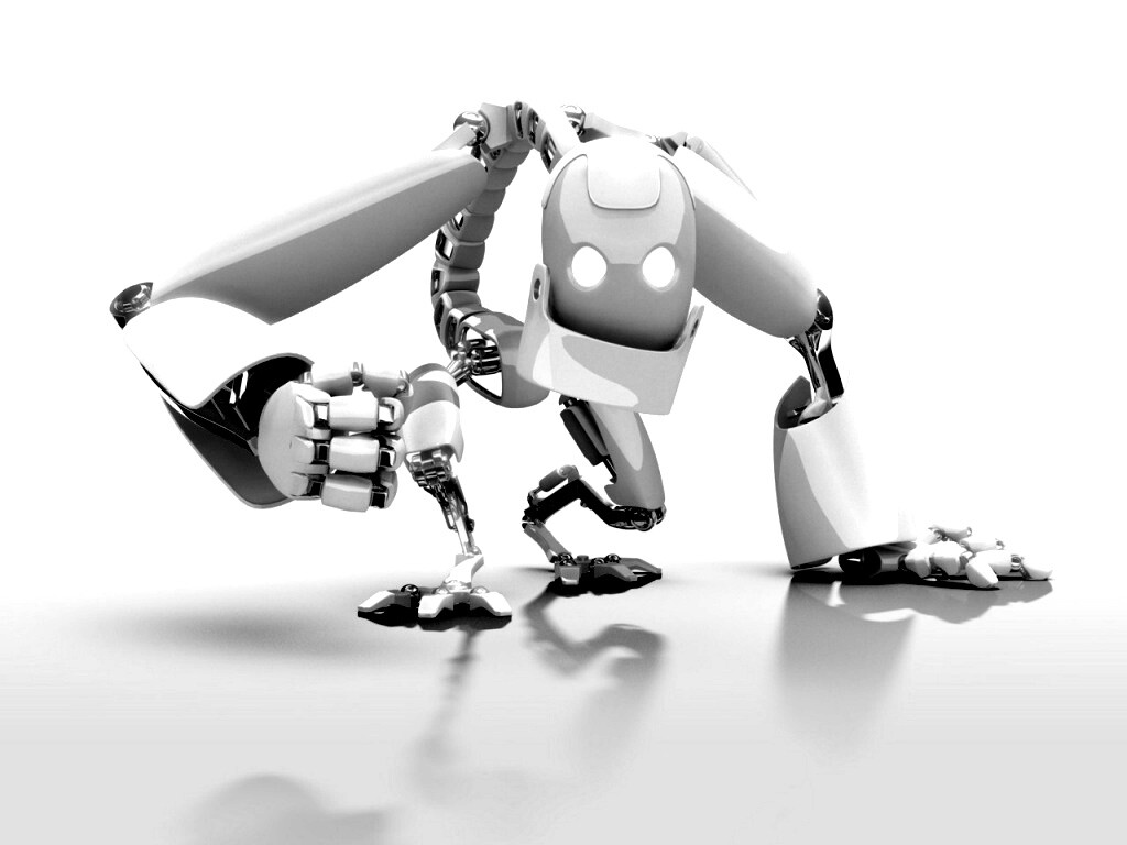 Крадущийся робот обои