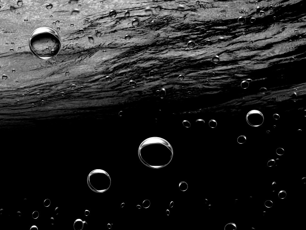 Пузыри под водой обои