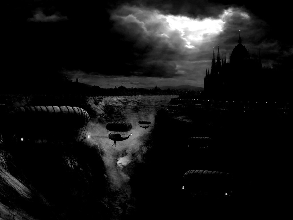 Фентезийный Будапешт обои