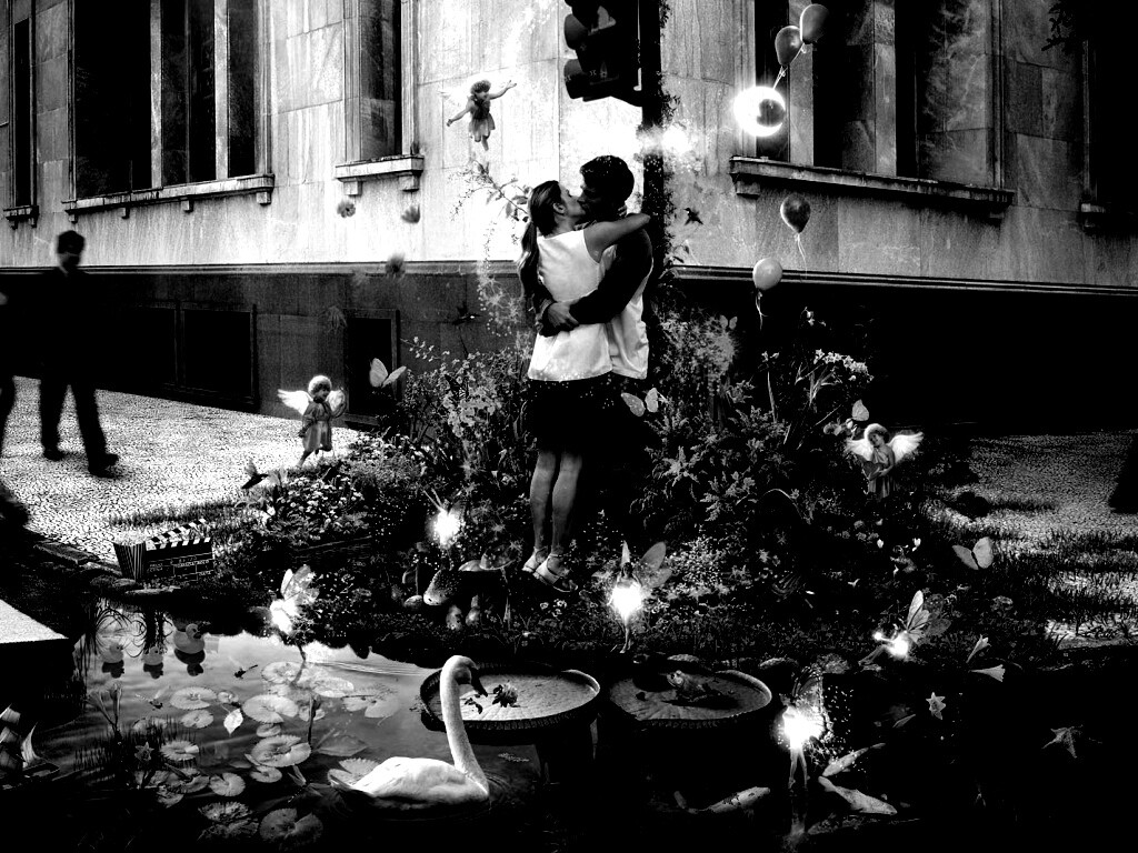 Волшебный поцелуй обои