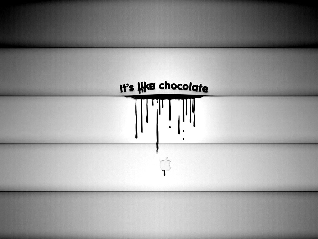 It"s not like chocolate обои