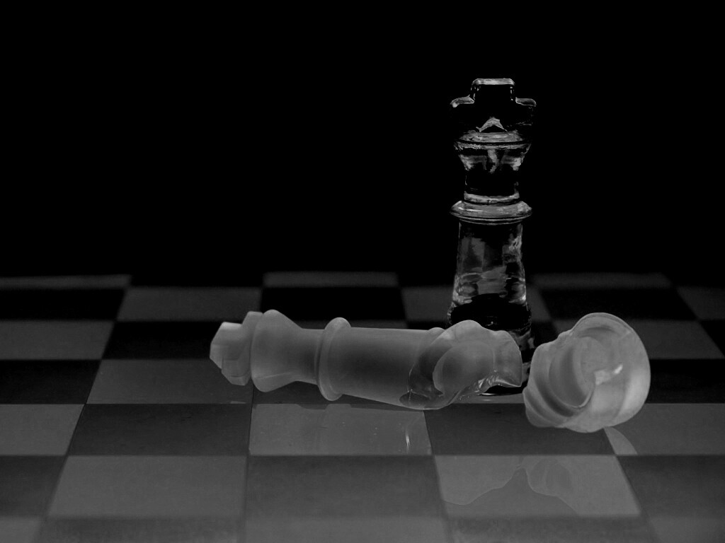 Две шахматных фигуры обои