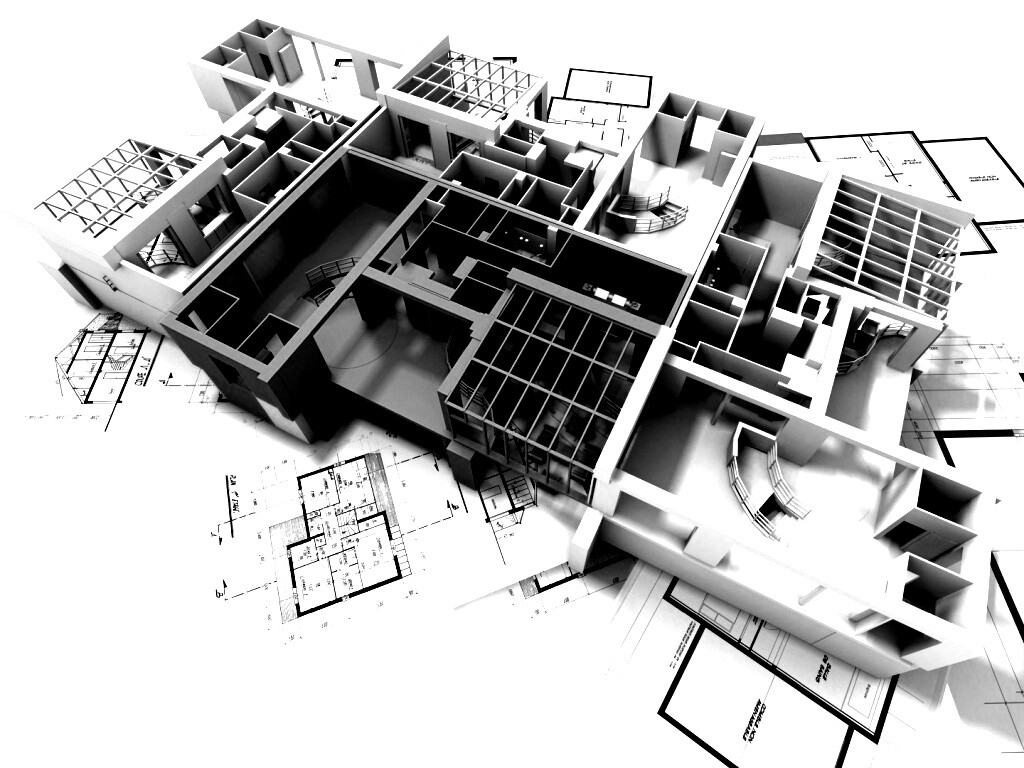 Макет дома обои