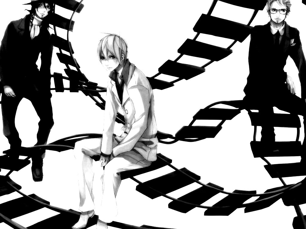 Парни в костюмах обои