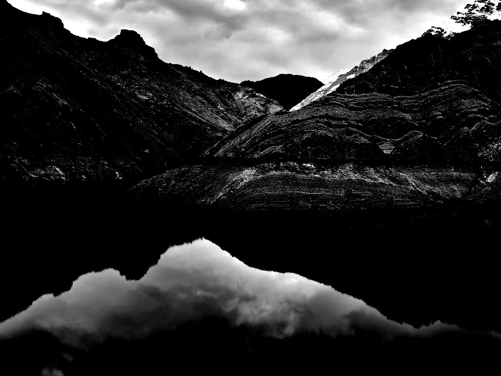 Горное озеро обои