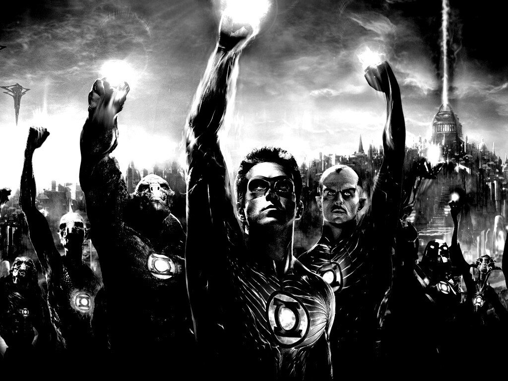 Зеленый фонарь обои