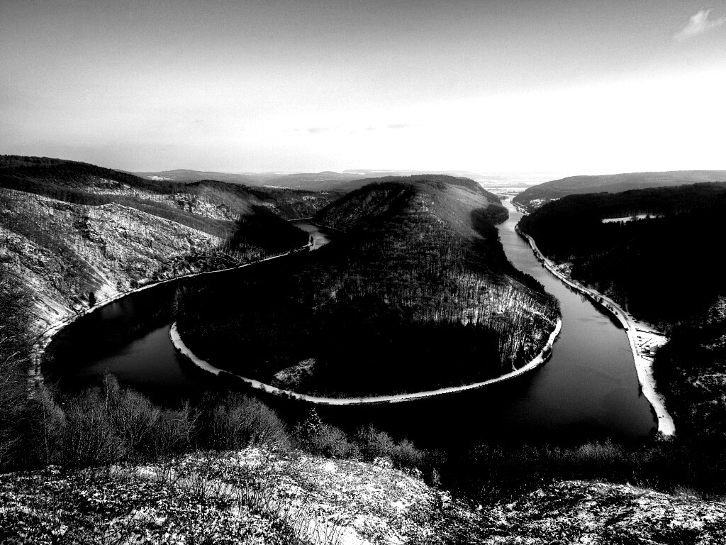 Изгиб реки обои