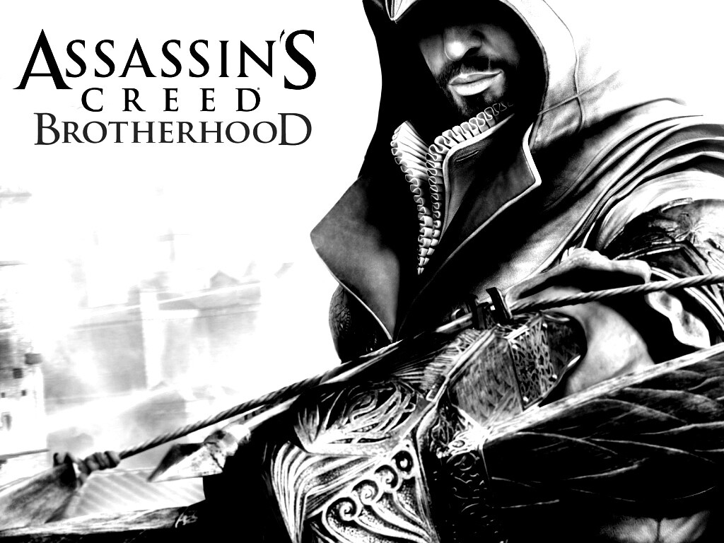 Ассасин с арбалетом обои