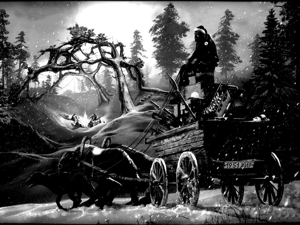 Новогодний Сталкер обои