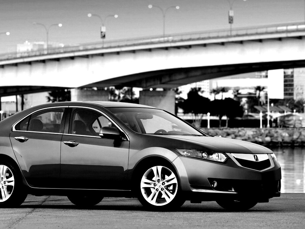 Acura на фоне моста обои