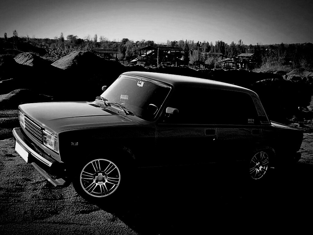 Кислотные жигули обои