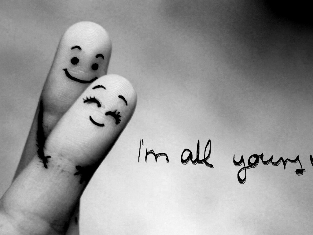 I"m all yours! обои