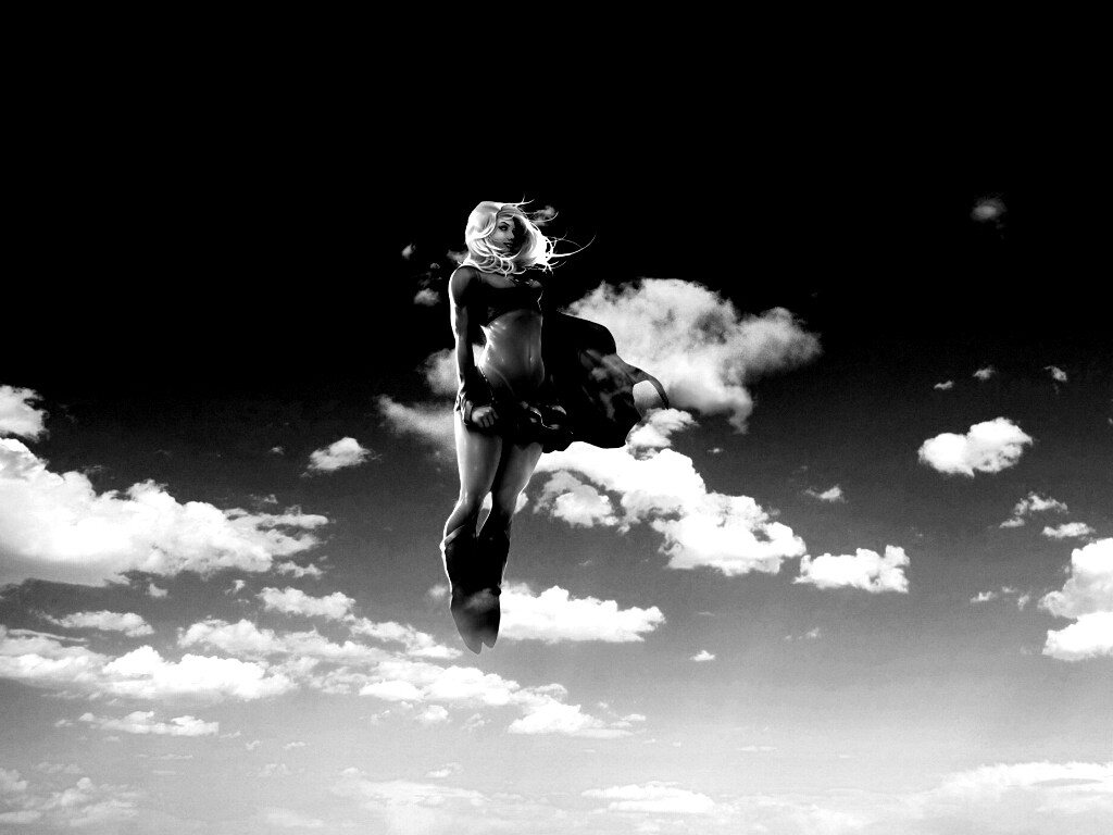 Супердевушка обои