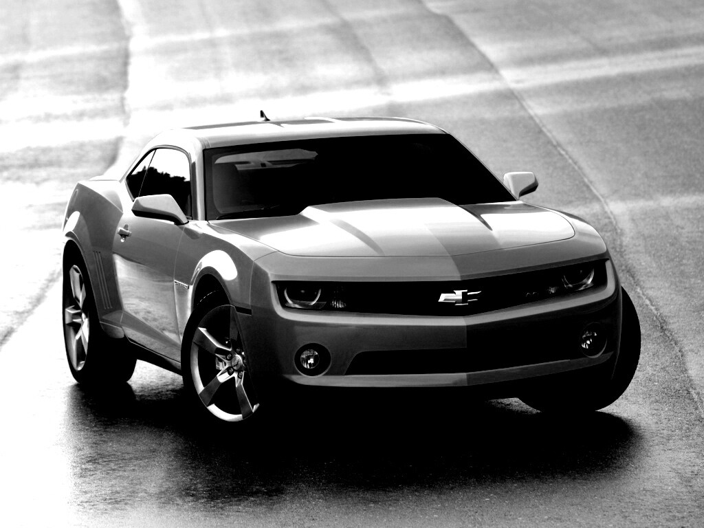 Шевроле Камаро на трассе обои