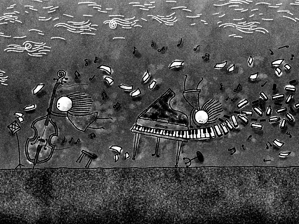 Воздушная инструментальная музыка обои