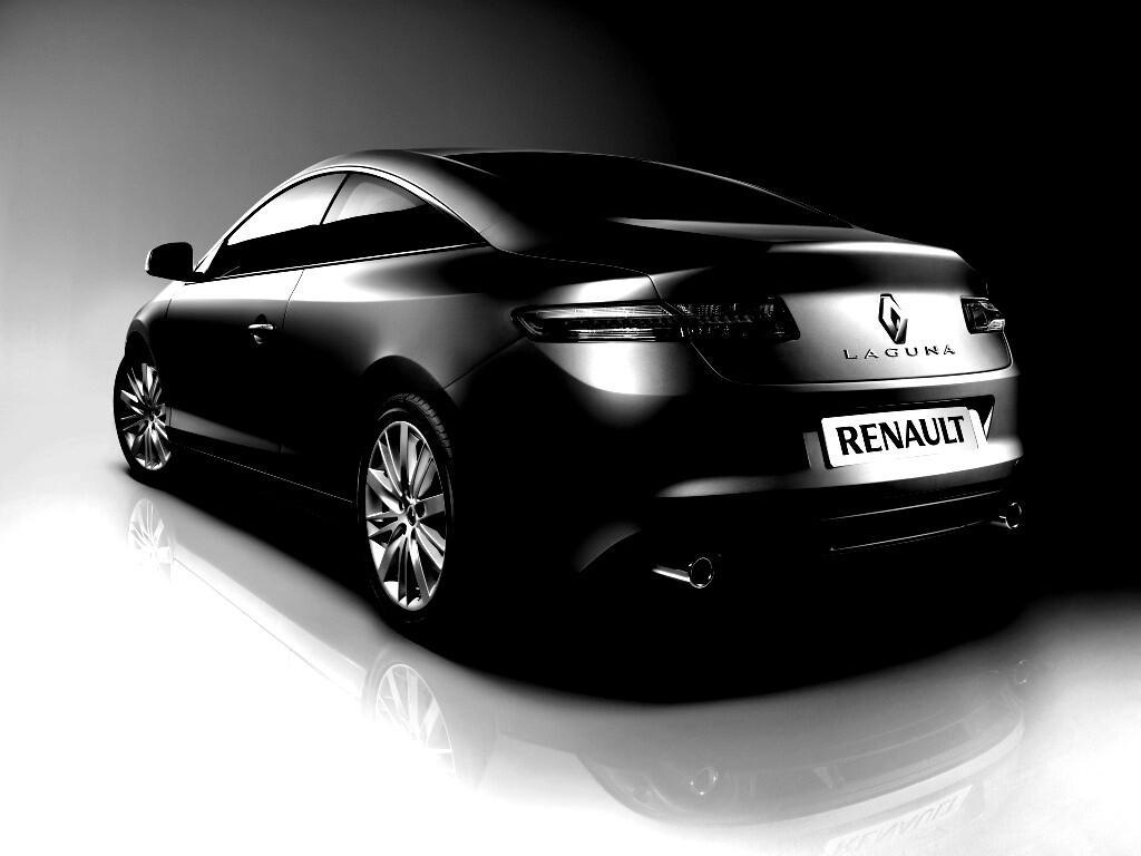 Рено Лагуна: вид сзади обои