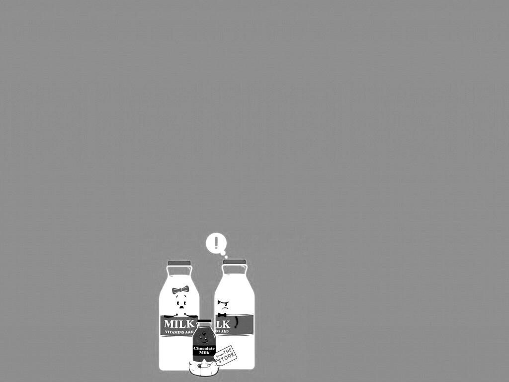 Бутылка молока сходила налево обои