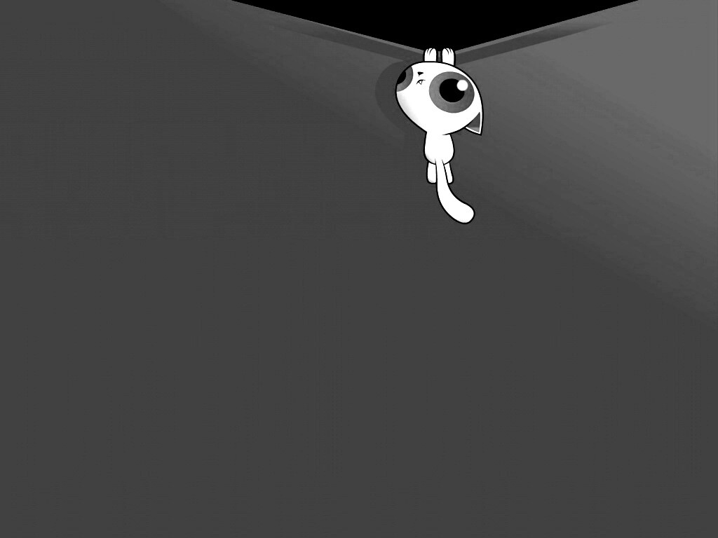 Кот, зацепившийся за край обои