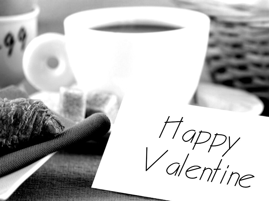 Завтрак на День Святого Валентина обои