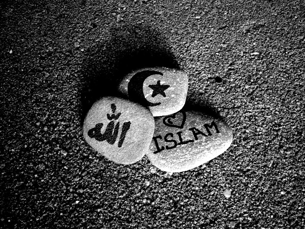 Религия на камнях обои