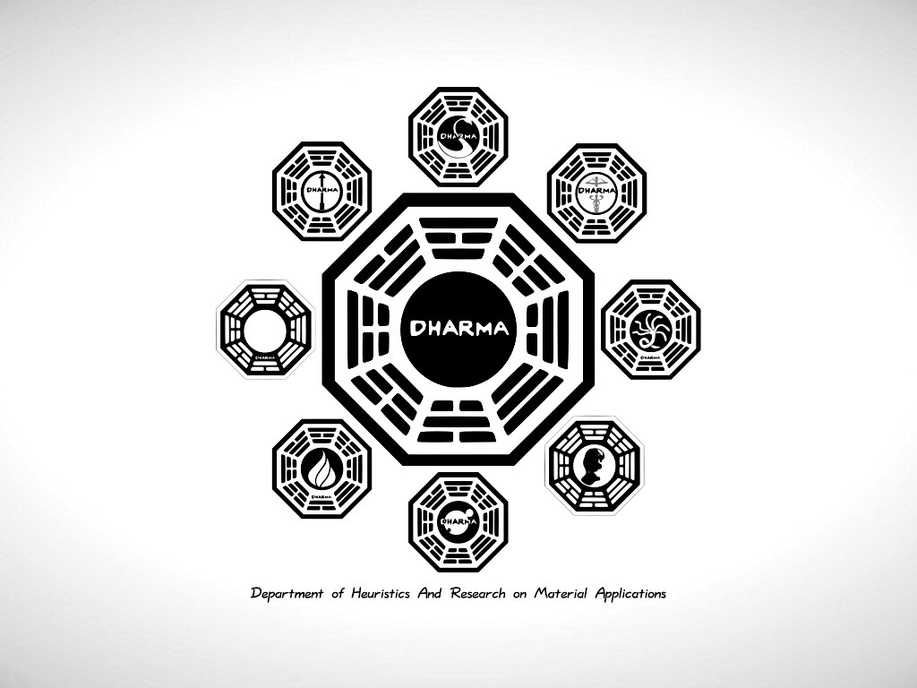 Логотипы станций Дхарма обои
