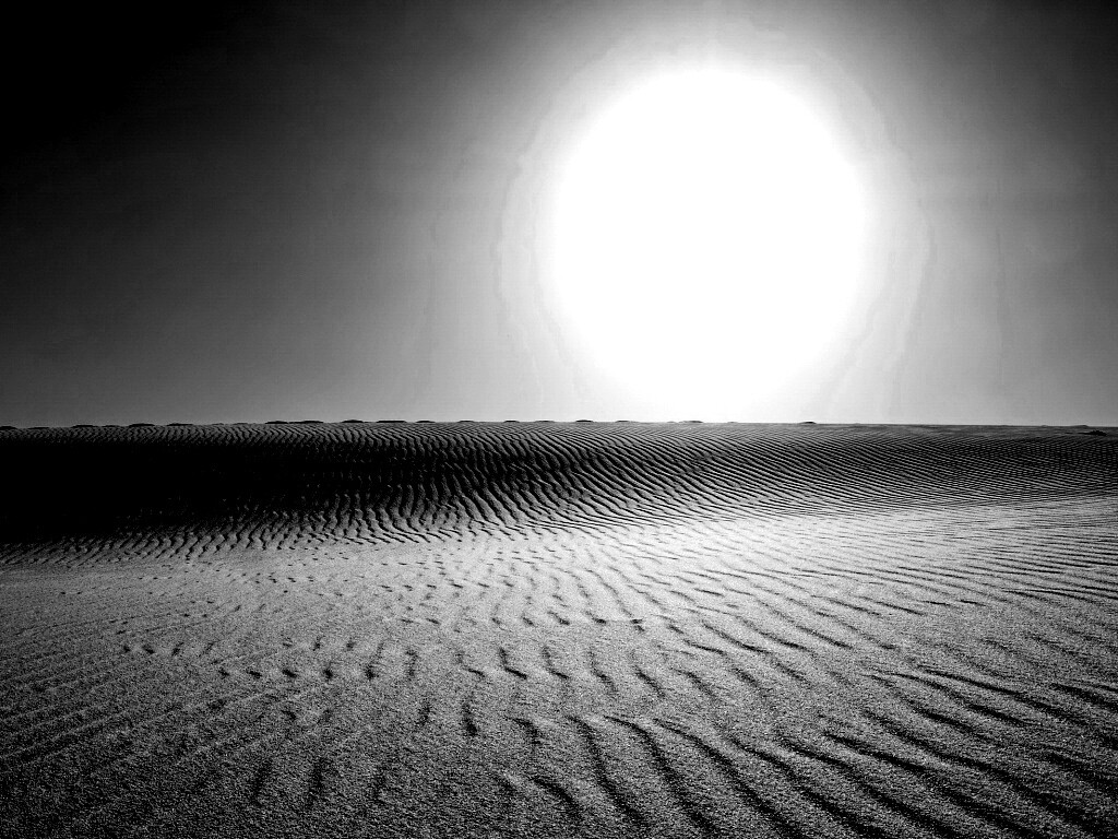 Пустыня до горизонта обои