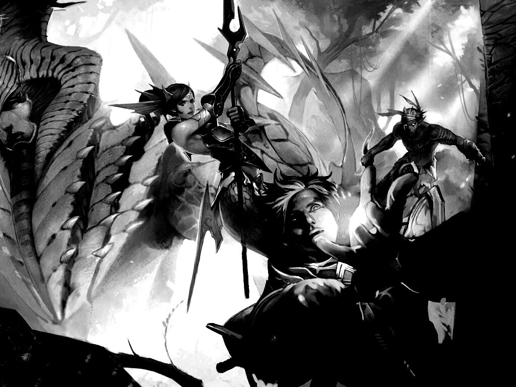 Фэнтези битва обои