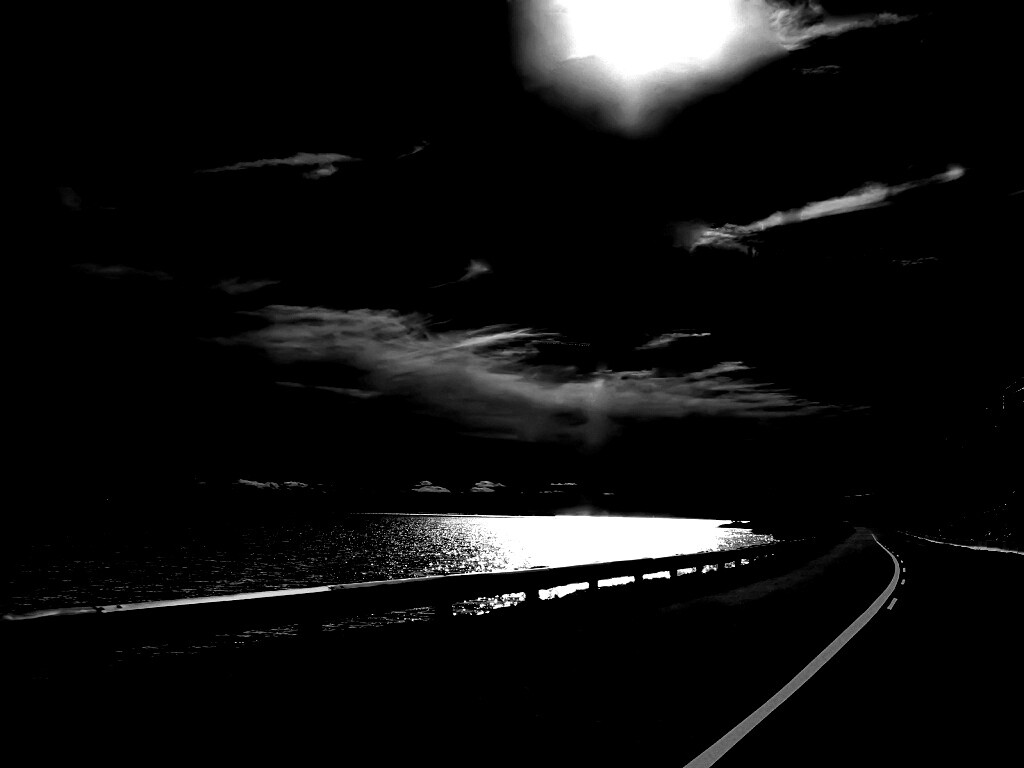 Ночная дорога обои